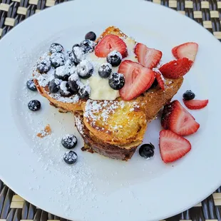 Berry Marscapone Brioche French Toast