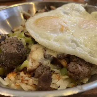 Steak and Wild Mushroom Skillet