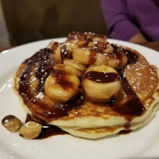 Banana Nutella Pancakes