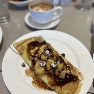 Banana Nutella Crepes