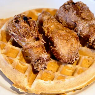 Chicken and waffle