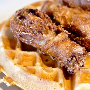 Chicken and waffle