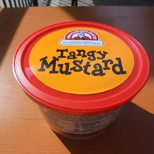 I grabbed some flavored pretzels (Von Hanson's) to share with my doggy on the patio.