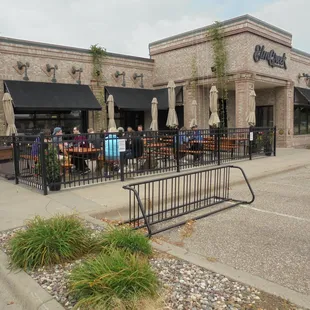 Outside of the building, view looking northeast.