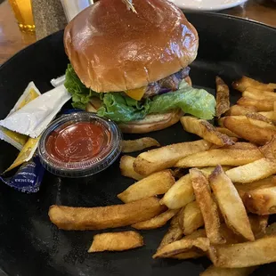 Bison burger, it was good!