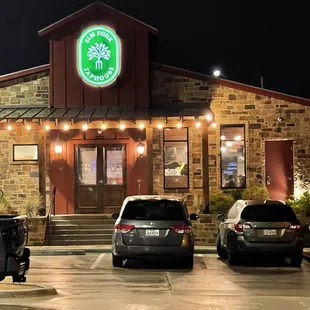 Front of the establishment.