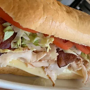 Turkey bacon Swiss