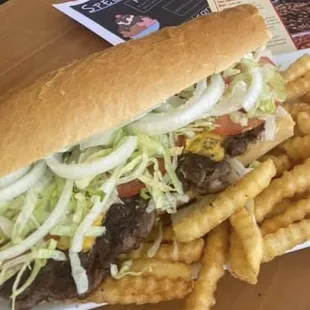 Cheeseburger sub