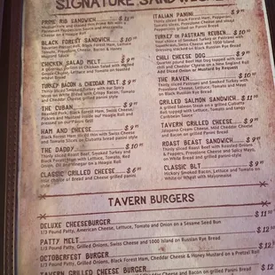 All sandwiches very tasty