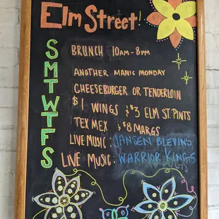 Weekly specials