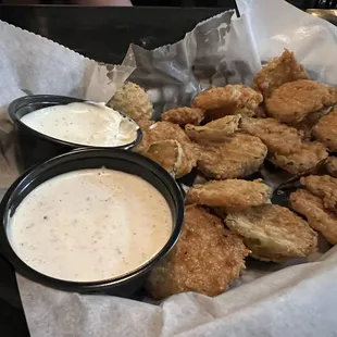 Fried pickles were great!