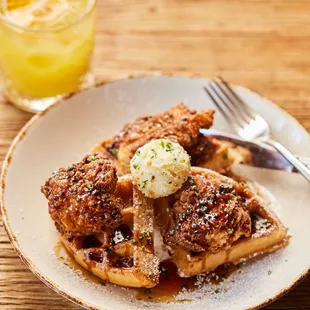 Buttermilk Chicken &amp; Waffles