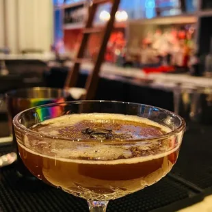Pumpkin spice cold brew martini
