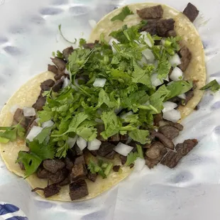 Two asada tacos