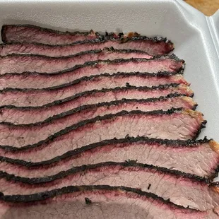 Our sliced brisket will delight you!
