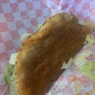 I just love these tacos!! Don't forget the hot sauce. Yummy!