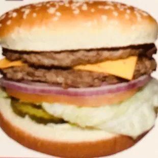 Double Texas cheese burger