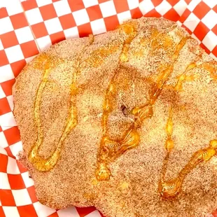 Churro Frybread with honey