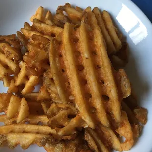 Waffle fries
