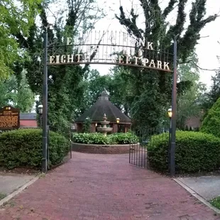 Entrance off of 8th Street