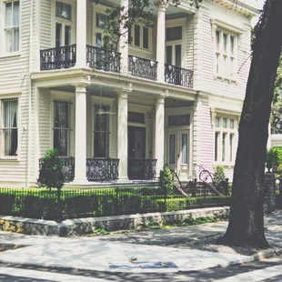Street view from St. Charles Avenue.
