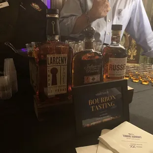Fun bourbon tasting @Elms Mansion