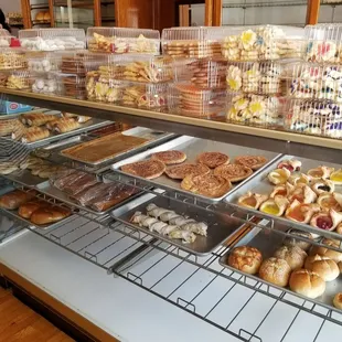 a variety of baked goods