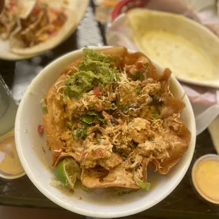 Chicken and Shrimp Taco Salad  *Taco salad