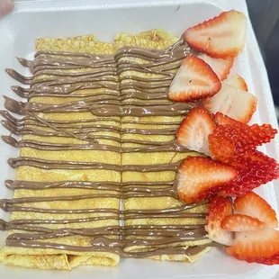 strawberries in a styrofoam container