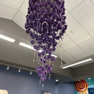 Beautiful hanging art work made by one of the awesome and creative staff members!