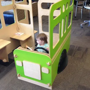 Bus for kids to play on.