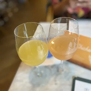 Pineapple + Grapefruit Mimosas