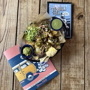 Beef nachos
