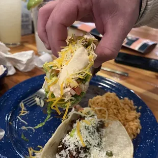 A puffed taco!!