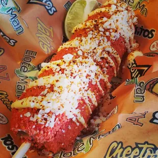 Hot Cheetos Elote