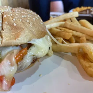 Chicken fajita sandwich.