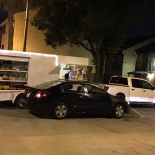 outside, sushi and sashimi