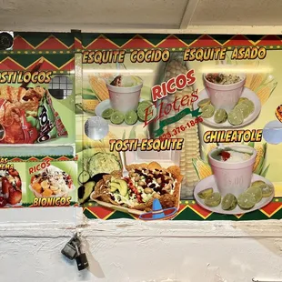 mexican food and drinks