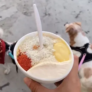 Esquite asado for 9.50 not worth it