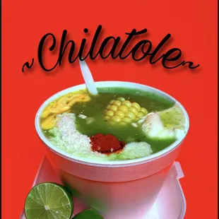 Chilatole sopa de maíz