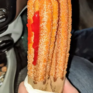 Strawberry churro