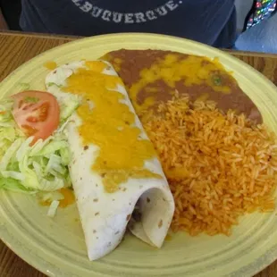 Shredded Beef Burrito