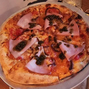 Mortadella Pizza