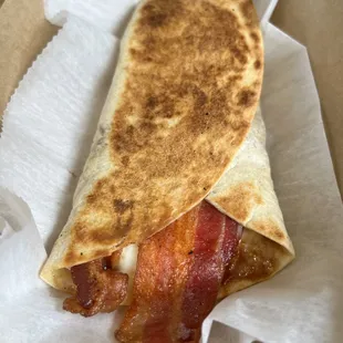 Breakfast BBQ Wrap