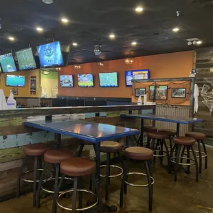 Inside restaurant