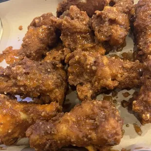 Breaded chicken wings