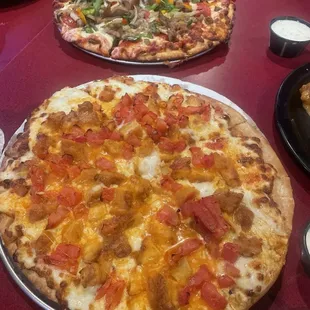 pizza, food