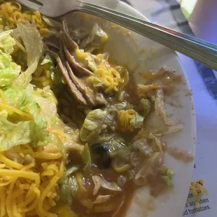 A very wet burrito. Didn't order the wet burrito.