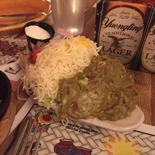 Brown guac = not fresh