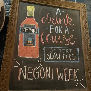 Charity cocktail
